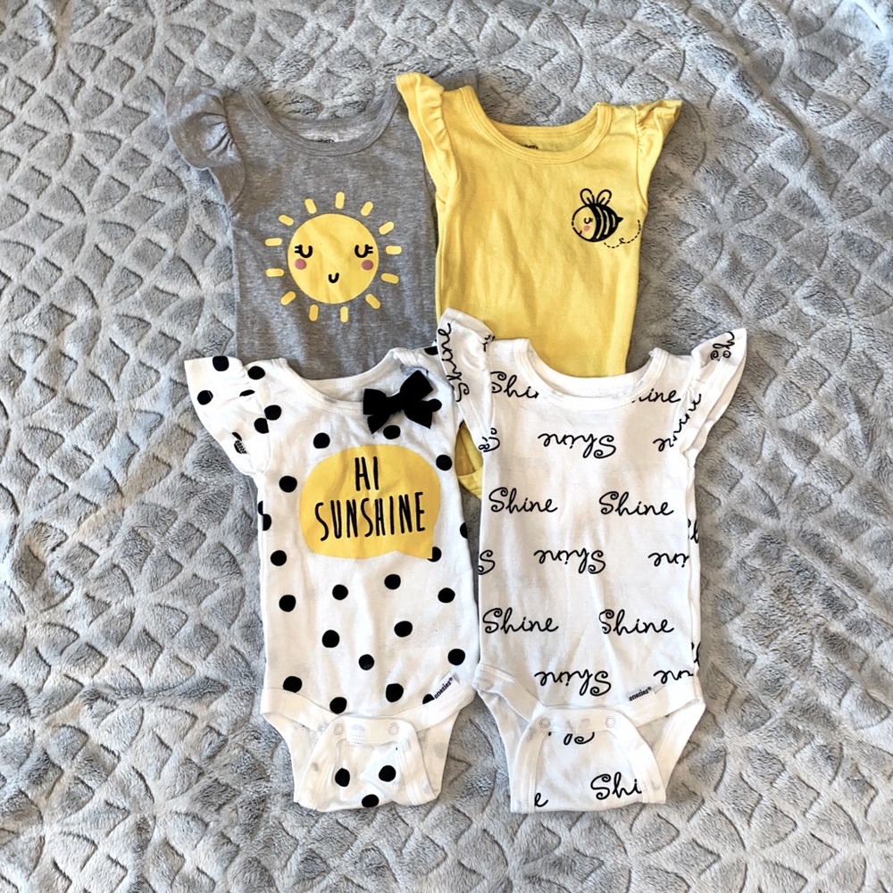 4 Gerber Onesies 0-3 month